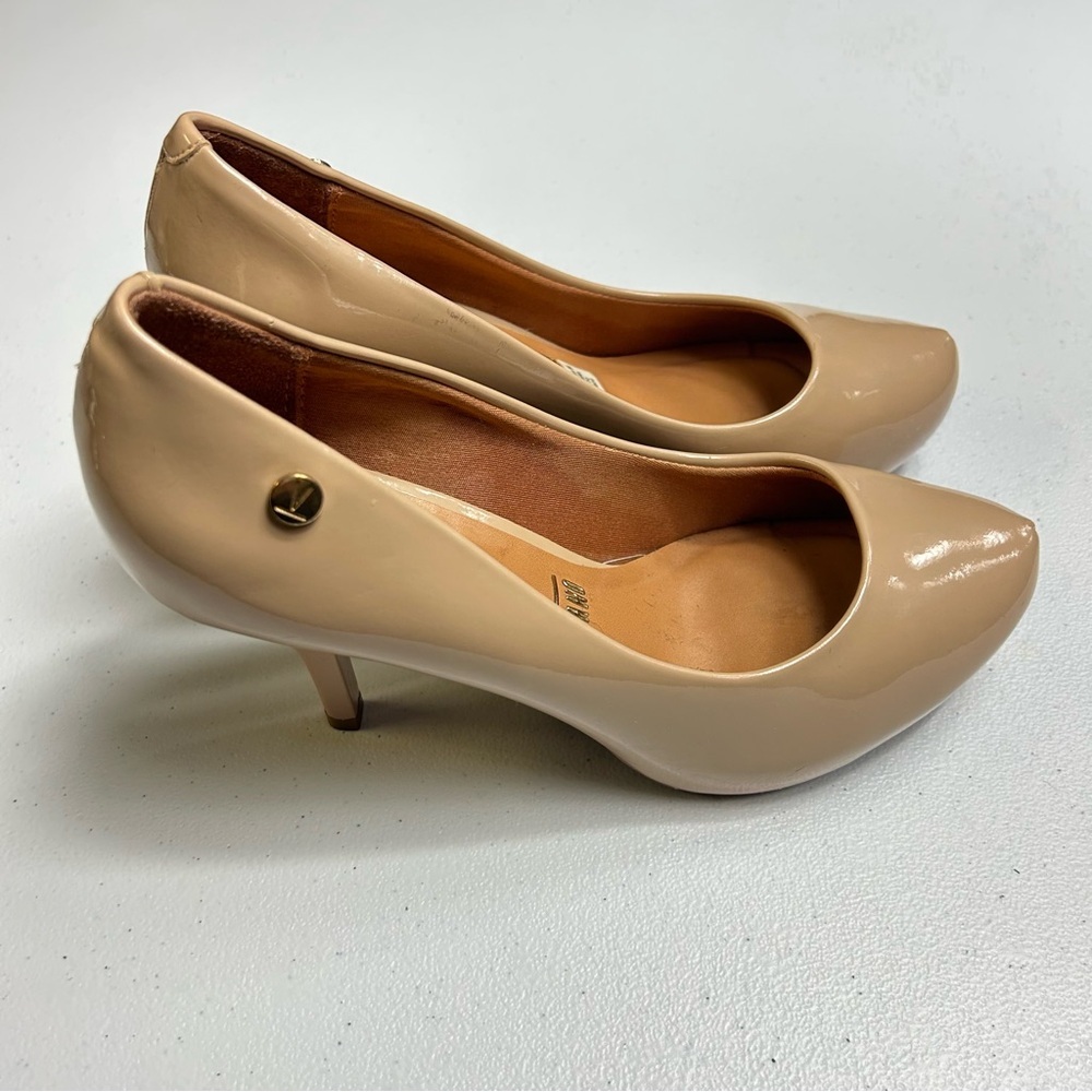 Vizzano Glamour Nude Tan Heels Shoes Womens | Size 6 - Picture 4 of 11